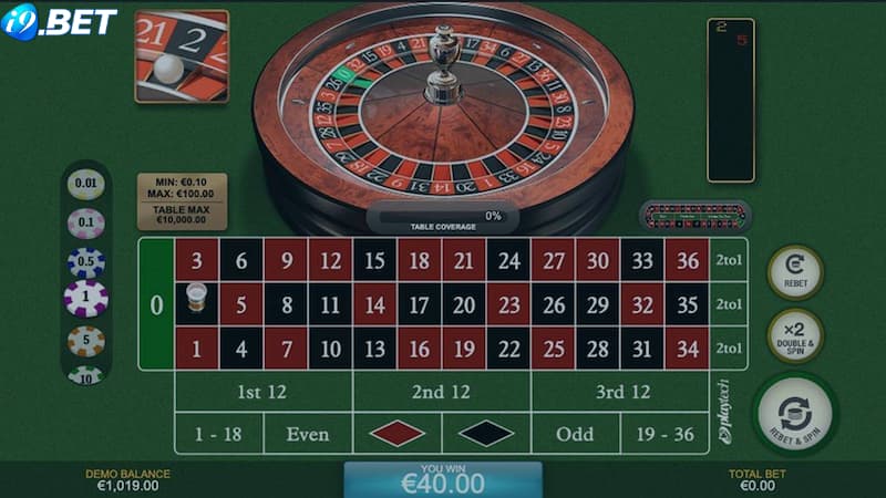 Roulette đổi thưởng online