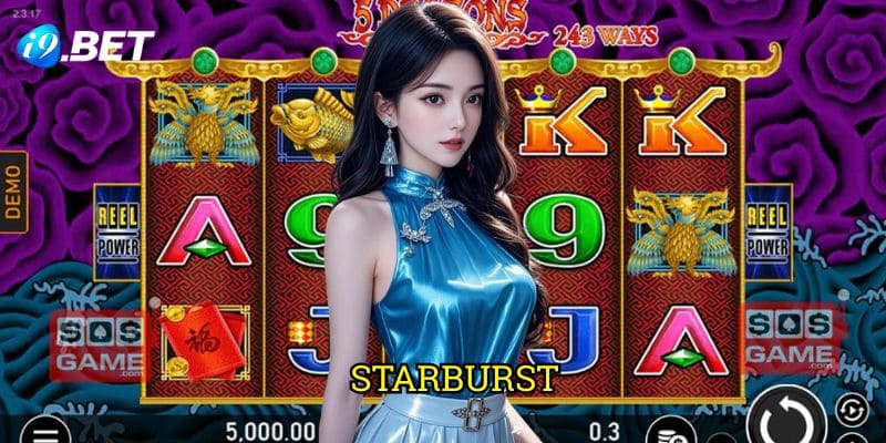 Starburst I9bet: Khám Phá Vũ Trụ Slot Đầy Màu Sắc Cùng Phần Thưởng Hấp Dẫn